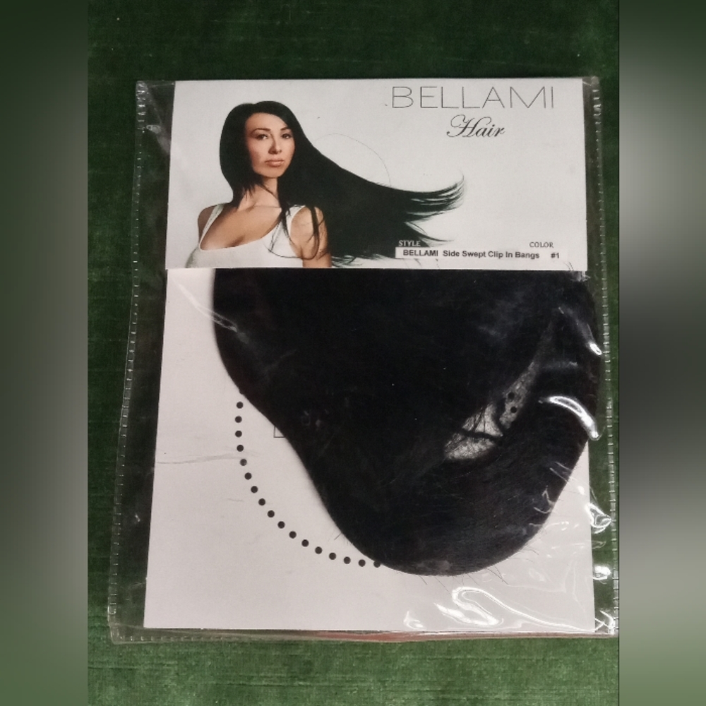 BELLAMI Side Swept Clip In Bangs